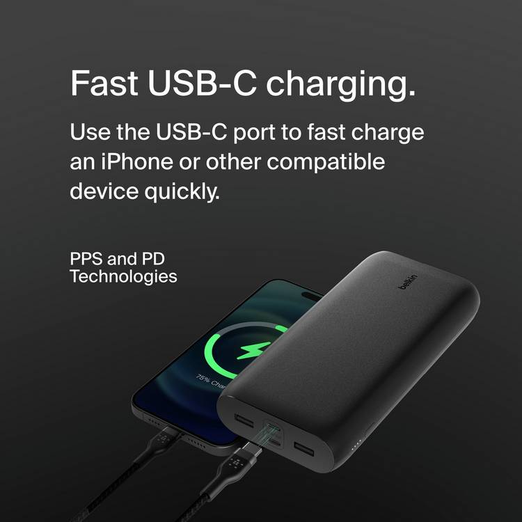 Belkin portable power bank PD 26000mAh, imported from the UK