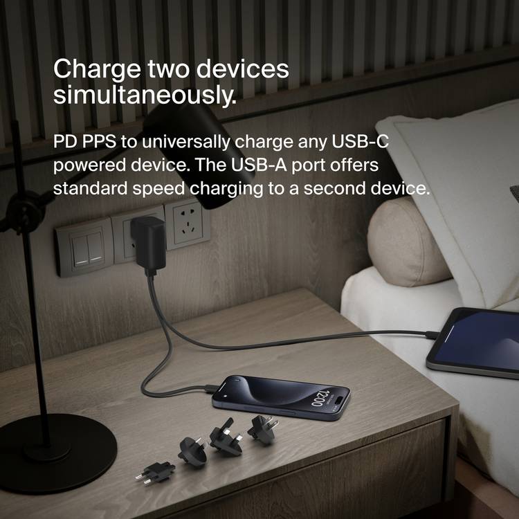 Belkin power bank 2 in 1 travel wall charger 5000mAh, imported from the UK