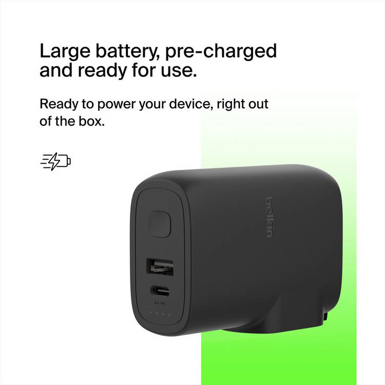 Belkin power bank 2 in 1 travel wall charger 5000mAh, imported from the UK