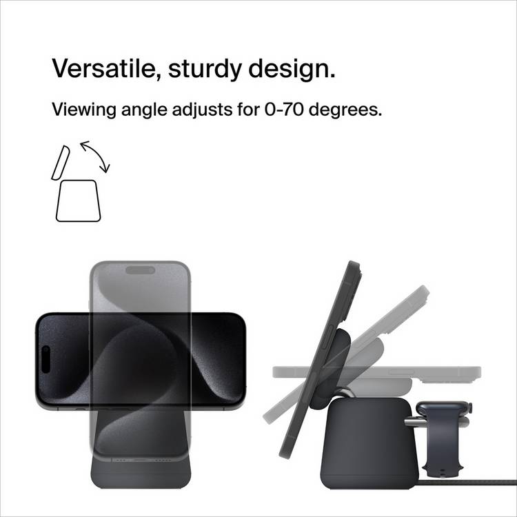 Belkin 2 in 1 MagSafe charger 15W, imported from the UK