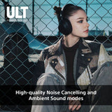 Sony over-ear wireless NC headphones black, imported from the UK