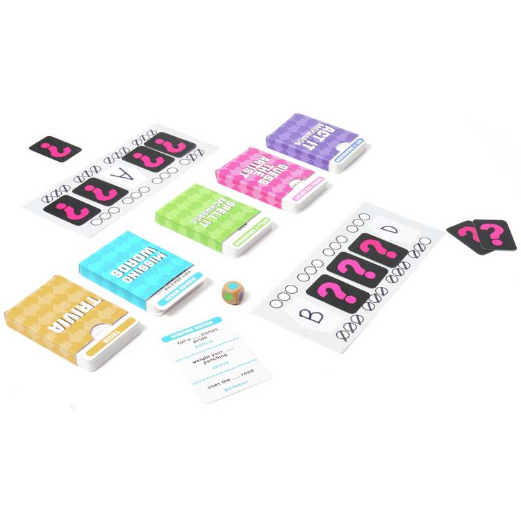 Format Games The Backward Game party game for 4 players (British brand)