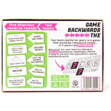 Format Games The Backward Game party game for 4 players (British brand)