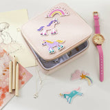 Argos Home fabric unicorn jewellery box small, imported from the UK