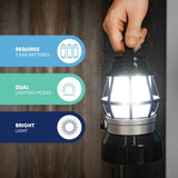 Streetwize camping lantern with flame LED (British brand)