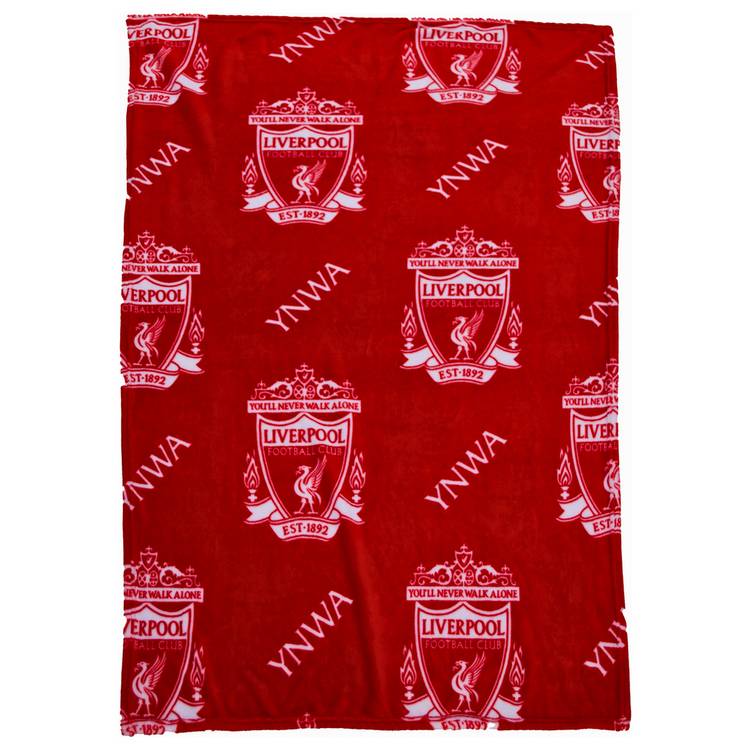 Liverpool FC fleece throw 150x100cm (British brand)