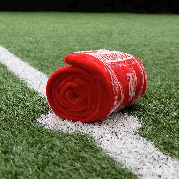 Liverpool FC fleece throw 150x100cm (British brand)
