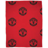 Manchester United red fleece throw 150x100cm - British product