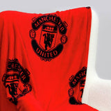 Manchester United red fleece throw 150x100cm - British product