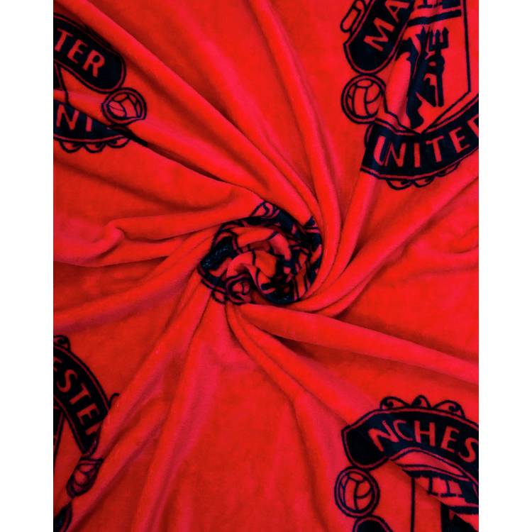 Manchester United red fleece throw 150x100cm - British product