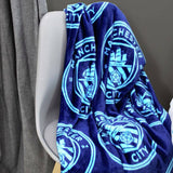 Argos Manchester City Blue Fleece Throw 150x100cm- Buy online at McGrocer