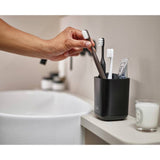 Joseph Joseph Easystore toothbrush caddy in black (British brand)