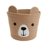 Argos Home rope bear storage basket brown (British brand)