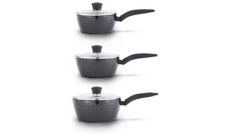 Tower Diamo 3pc Pan Set GOODS Argos
