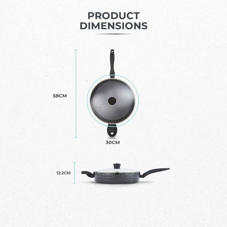 Tower Diamo 30cm lidded saute pan, UK version