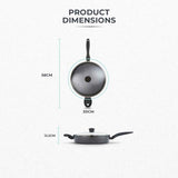Tower Diamo 30cm lidded saute pan, UK version