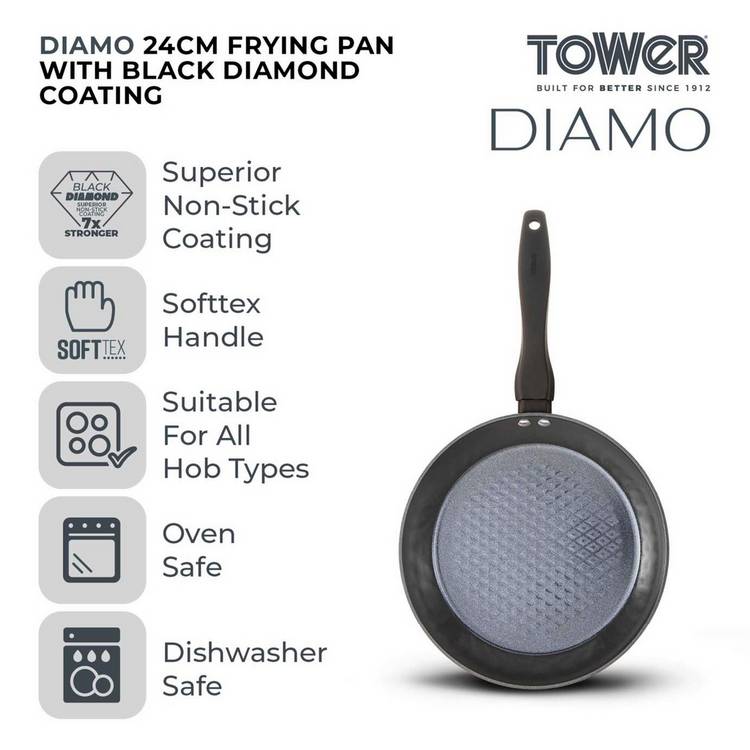 Tower Diamo non-stick fry pan 24cm, UK version