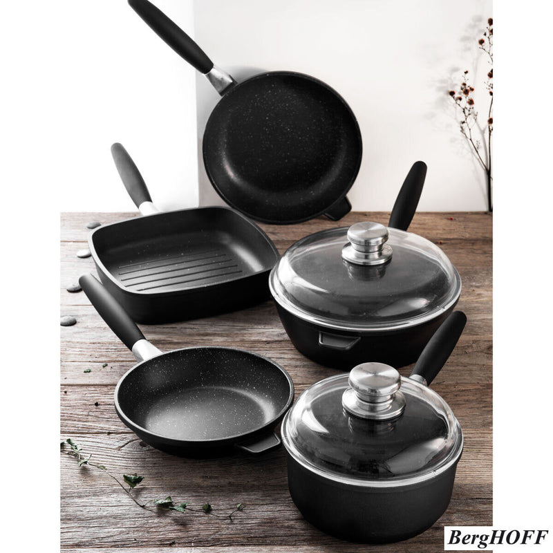 BergHOFF Champion Eurocast 7-piece cookware set, imported from the UK