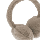 Ribbon faux fur earmuffs plain design, imported from the UK