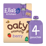 Ella's Kitchen Berry Oaty Smooshy 4 x 90g, imported from the UK
