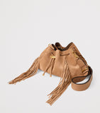 Jimmy Choo medium suede cinch bucket bag (British brand)