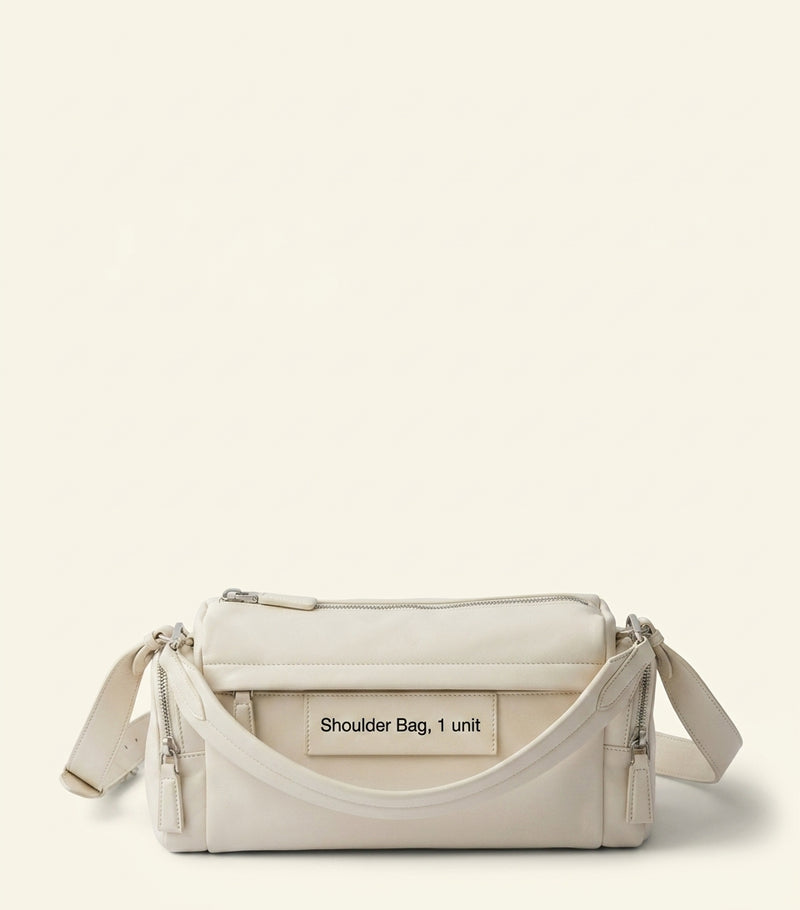 Prada leather rectangle cross-body bag, imported from the UK
