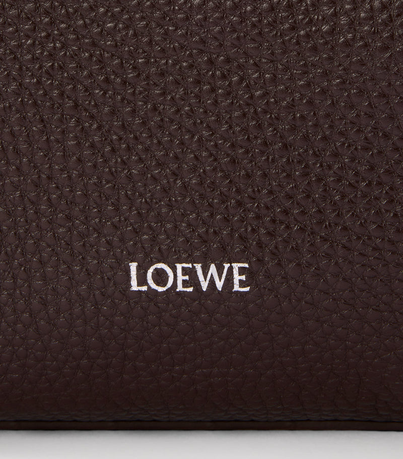 LOEWE Cubi cross-body bag in grained calf leather (British brand)
