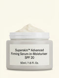 Liz Earle Superskin serum-in-moisturiser SPF 20 50ml, imported from the UK