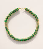 Eddie Borgo Lenox necklace jade malachite gold plated (British brand)