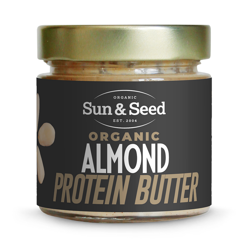 Sun & Seed organic almond protein butter 200g, imported from the UK