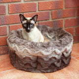 Rosewood Swirl cat bed small - British product