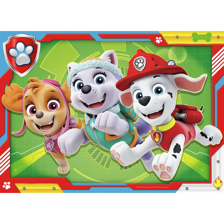 Ravensburger PAW Patrol 4x42 jigsaw puzzle, UK version