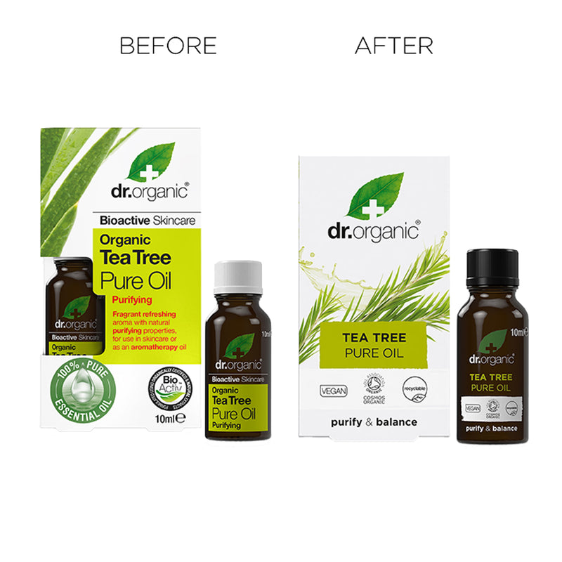 Dr Organic Tea Tree Pure Oil 10ml - British product