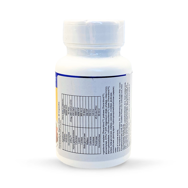 Enzymedica Digest Gold enzyme supplement 45 capsules, UK version