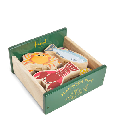 Harrods Harrods Fish Counter Wooden Toy Set for Pretend Play- Buy online at McGrocer