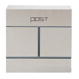 Phoenix Estilo top loading letter box stainless steel with key lock - British product
