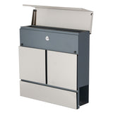Phoenix Estilo top loading letter box stainless steel with key lock - British product