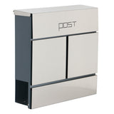 Phoenix Estilo top loading letter box stainless steel with key lock - British product