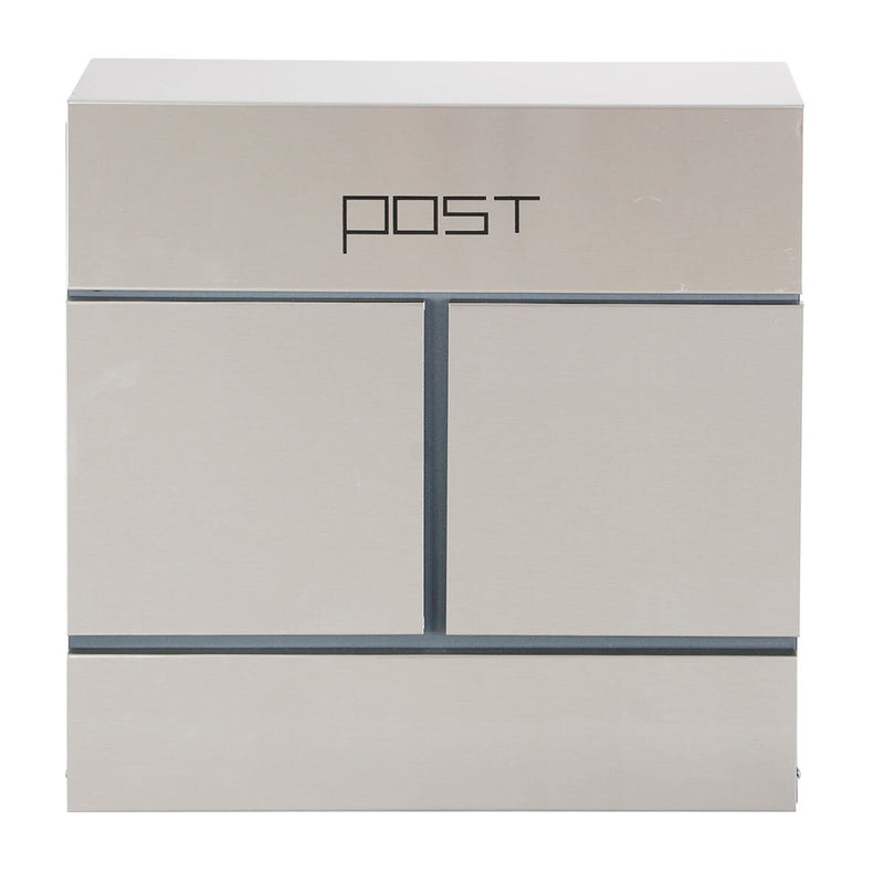Phoenix Estilo top loading letter box stainless steel with key lock - British product