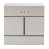 Phoenix Estilo top loading letter box stainless steel with key lock - British product