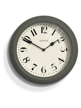 Jones Clocks Green Venetian Moss Green Wall Clock