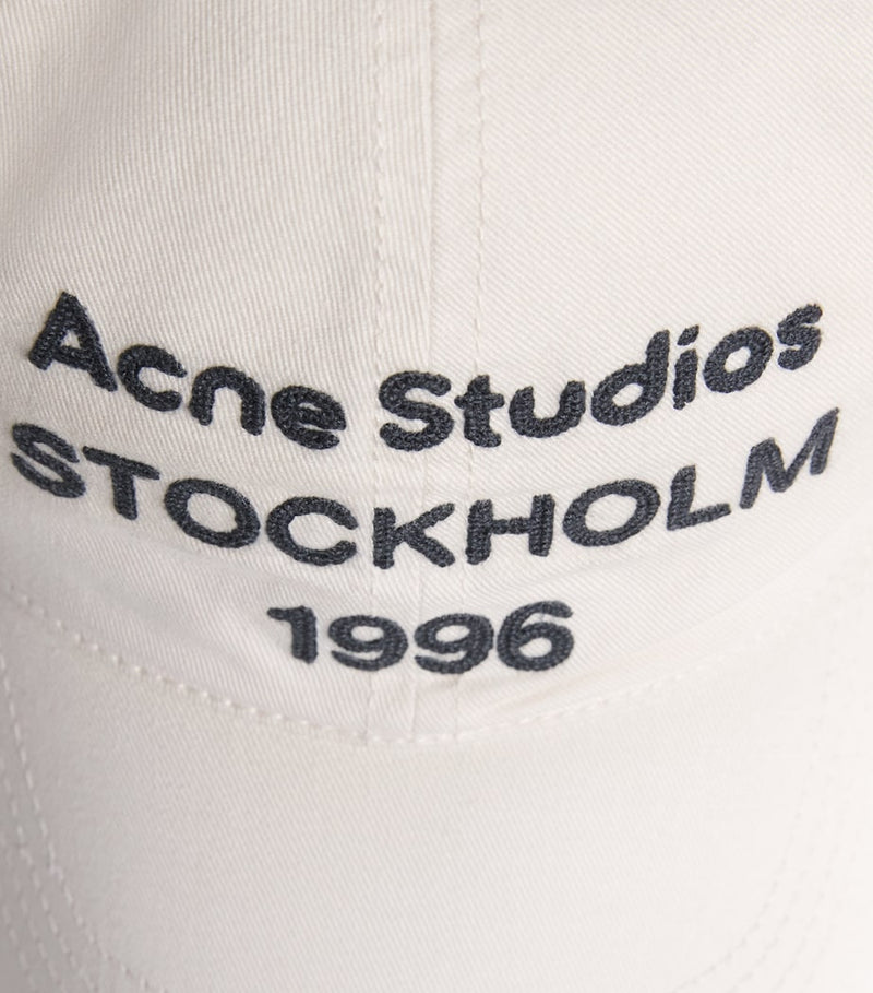 Acne Studios cotton logo cap adjustable, UK version