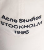 Acne Studios cotton logo cap adjustable, UK version