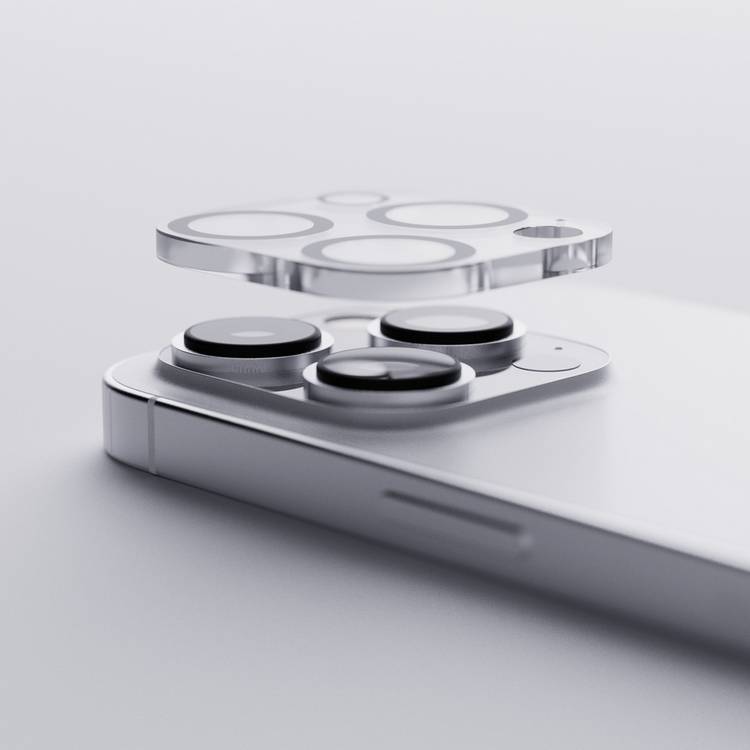 Tech21 glass camera protector twinpack iPhone 15 Pro - British product