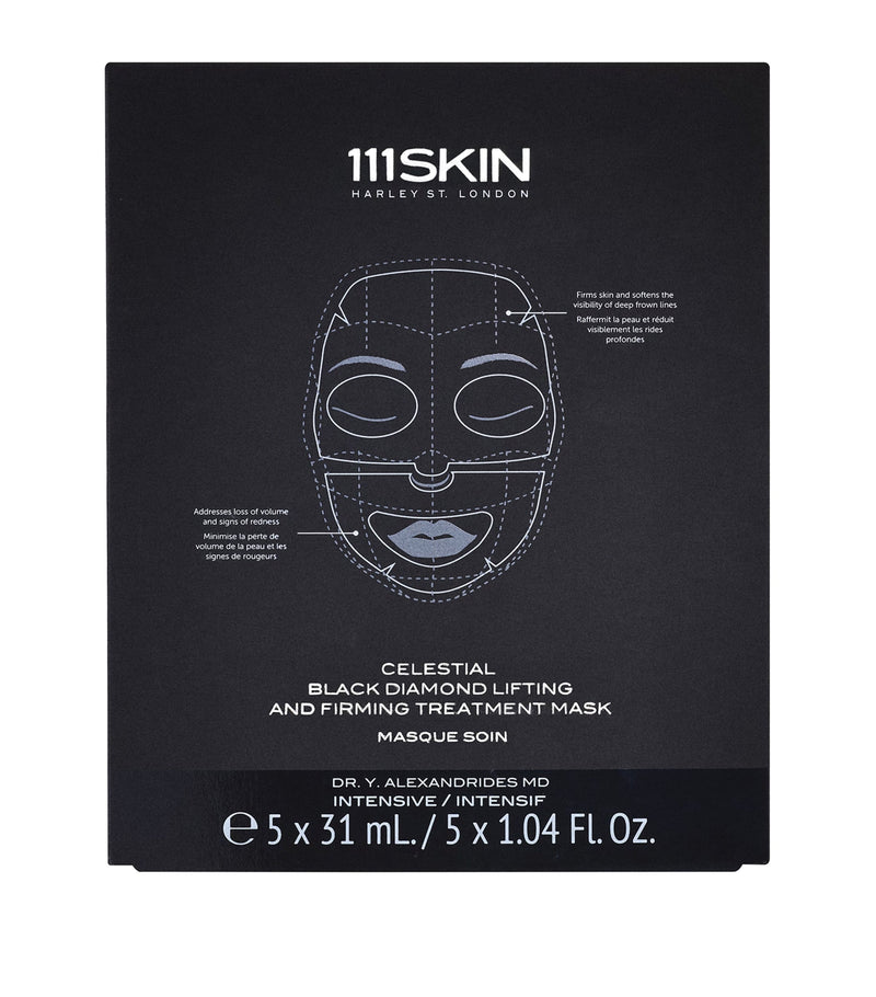 111Skin lifting and firming hydrogel sheet mask set 5-pack, 31ml each (British brand)