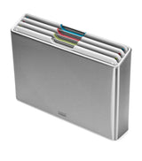 Harrods Joseph Joseph Folio Steel 4-Piece Chopping Board Set- Buy online at McGrocer