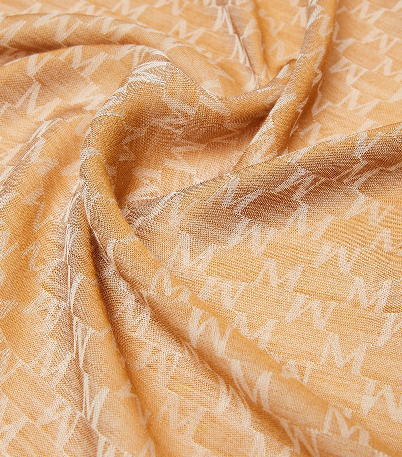 Max Mara cotton wool silk scarf 190x70cm - British product