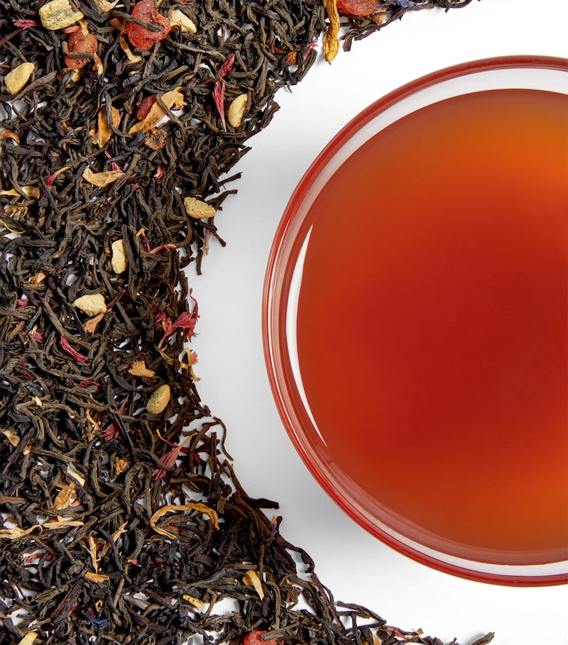Strawberry Flavoured Black Loose Leaf Tea 125g