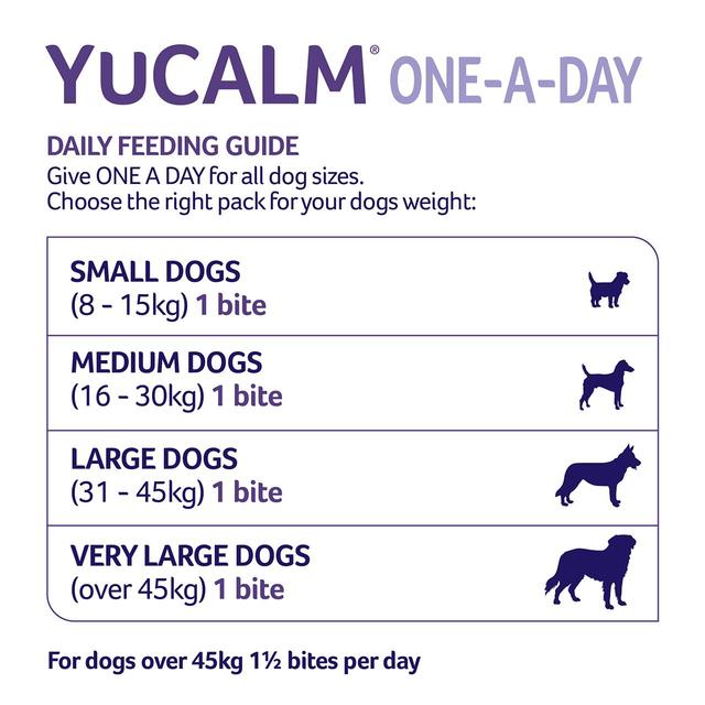 YuMOVE Chewies One a Day Dog Calming Supplement Medium Dog 30 per pack GOODS M&S