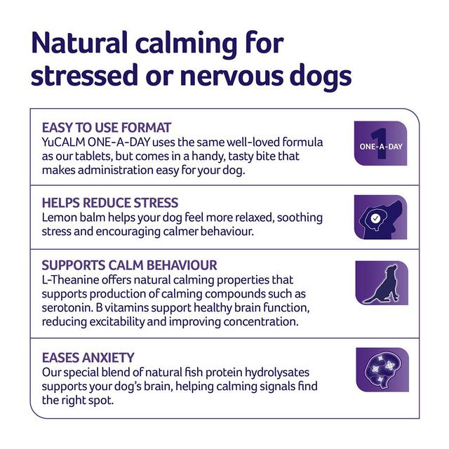 YuMOVE Chewies One a Day Dog Calming Supplement Medium Dog 30 per pack GOODS M&S